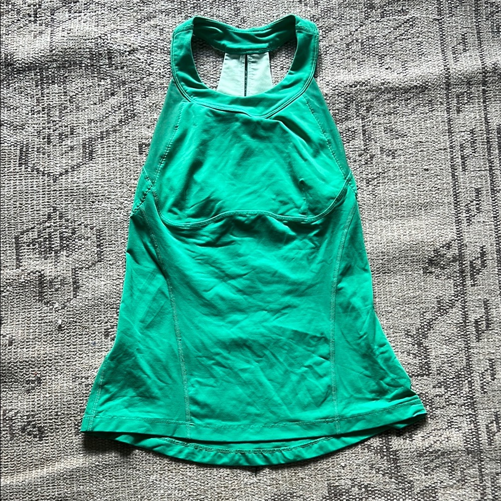 Green Racerback Tank Top